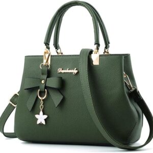 SMALLBLUER Top-handle Handbags Purse for Women
