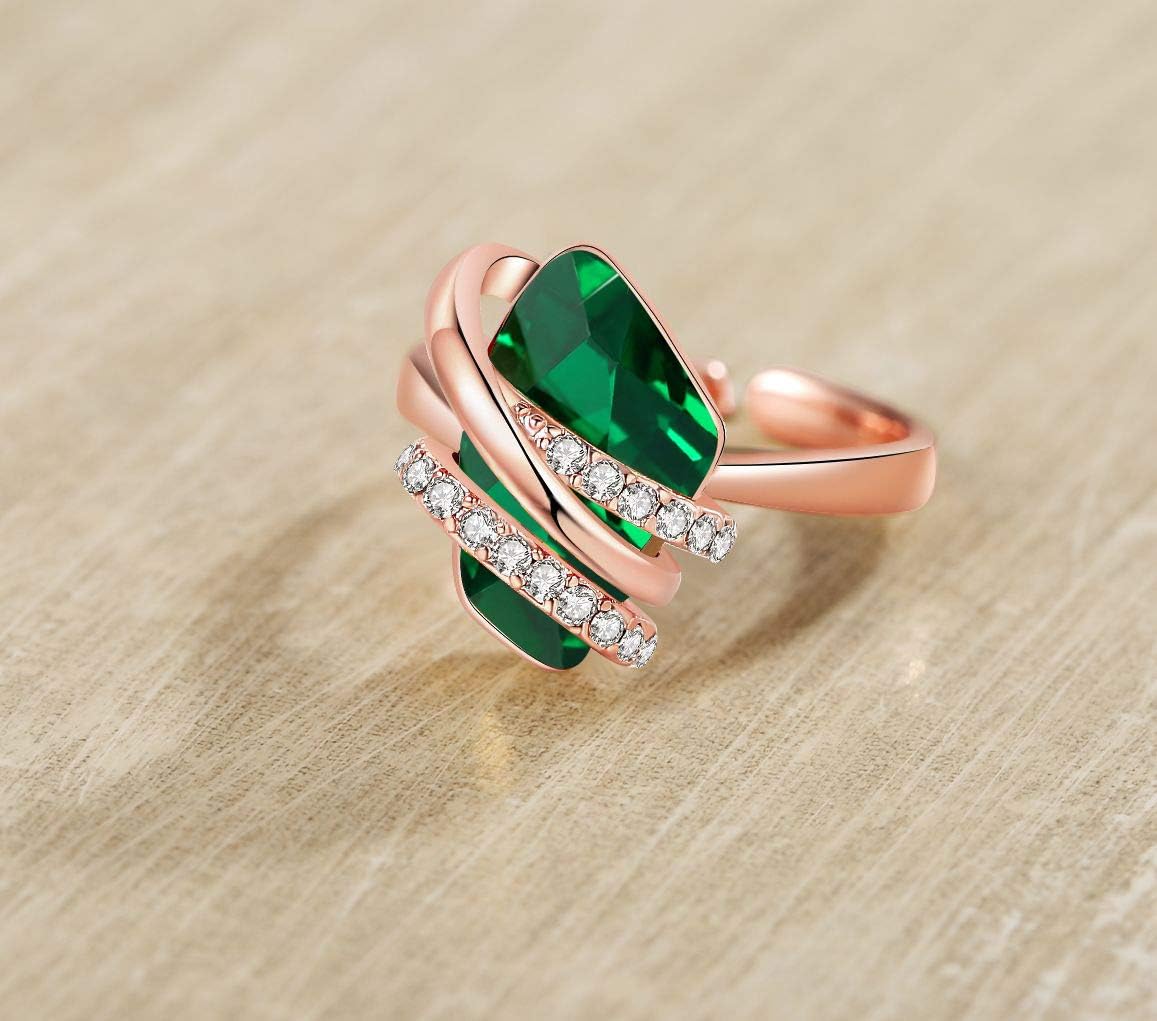 Emerald open ring - Image 4