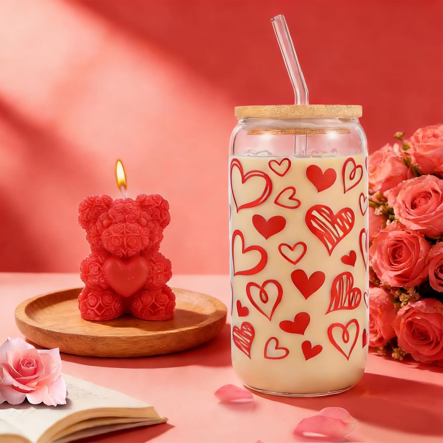 | Valentines Day Gifts for Her Basket - 11Pcs Valentines Basket for Women - Image 2