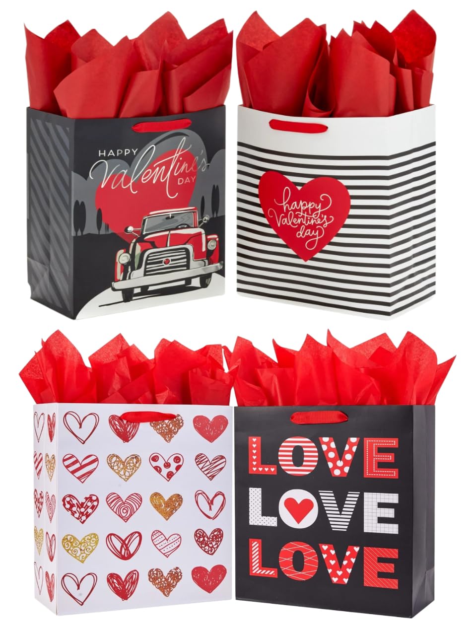Valentines Day Gift Basket Set | Teddy Bear Plush (RED OR WHITE), Elmer Heart Chocolate, Milk Chocolate Bar, Kit Kat Chocolate Bar, Glico Pocky Chocolate Sticks, Creme Savers Candy, Resees Chocolate Peanut Butter Heart - Image 5