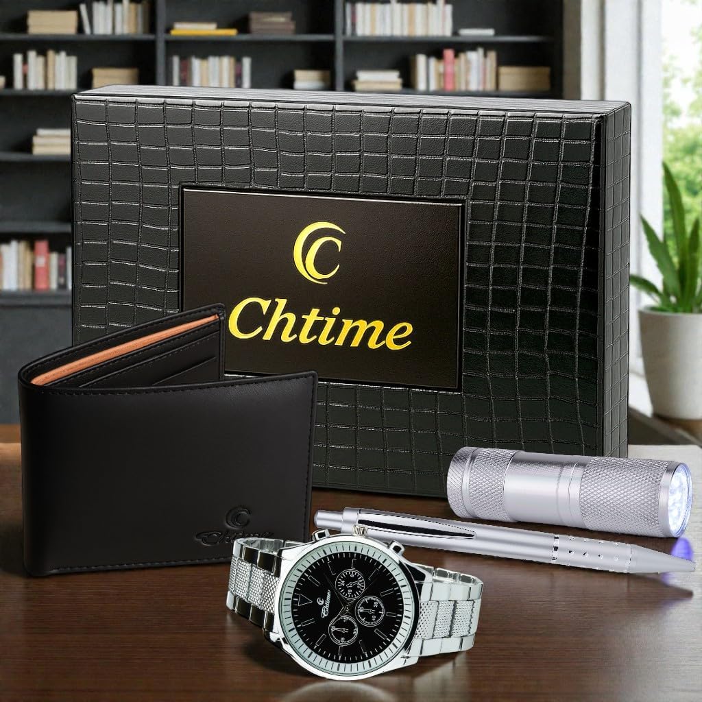 Gift Set Men's Watch Black - Image 2