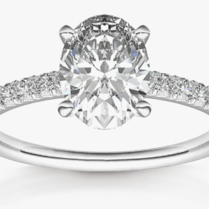 Oval-Cut Engagement Ring