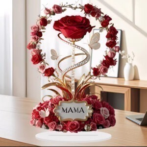 Rose flower frame