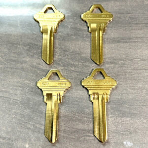 House Key Blanks BRASS