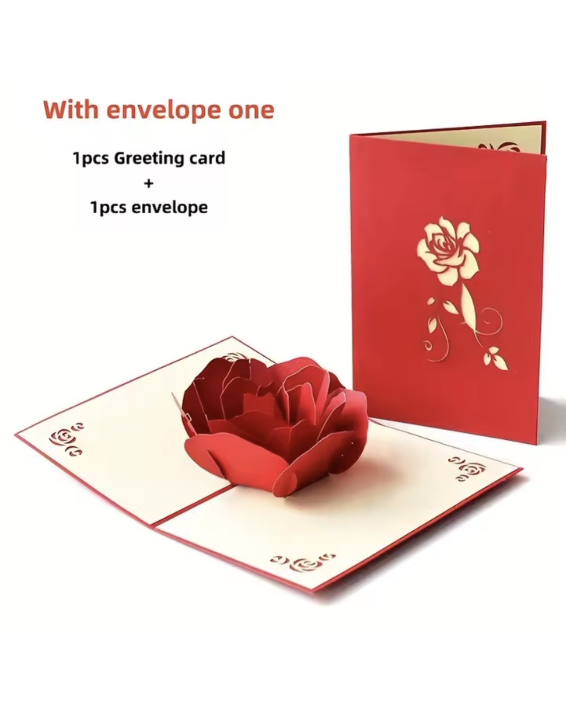 Happy Birthday Rose Card - Image 2