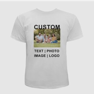 Custom personalized white T-shirt