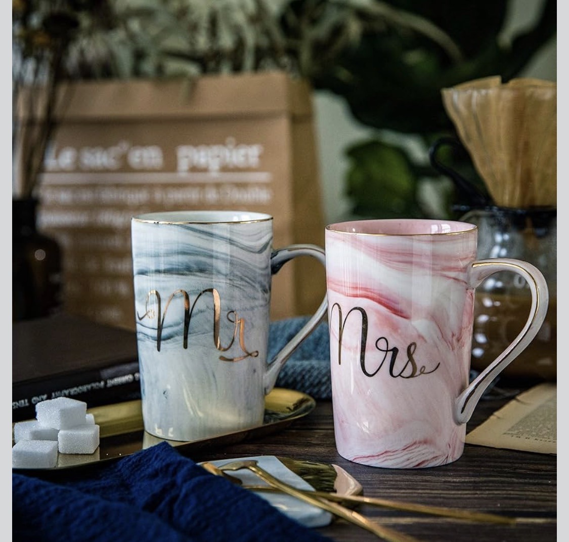 Mr and Mrs Coffee Mugs - Image 4