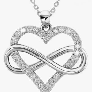 Sterling Silver Love Heart Pendant Necklace