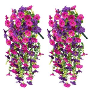 2 Pieces Artificial Hanging Flower