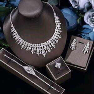 Cubic Zirconia Bridal Wedding Jewelry
