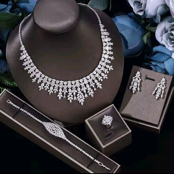 Cubic Zirconia Bridal Wedding Jewelry