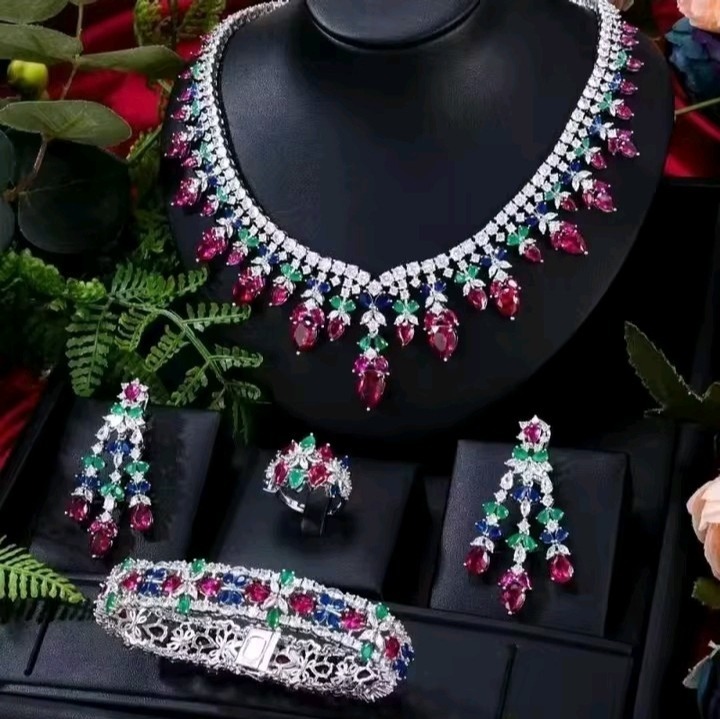 Cubic Zirconia Bridal Wedding Jewelry - Image 5