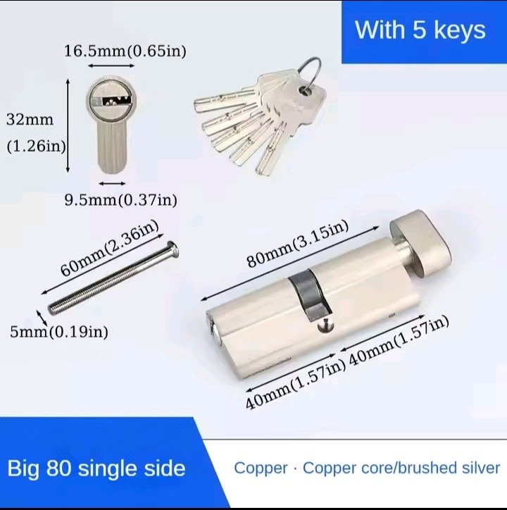 European Standard All Copper Lock - Image 12