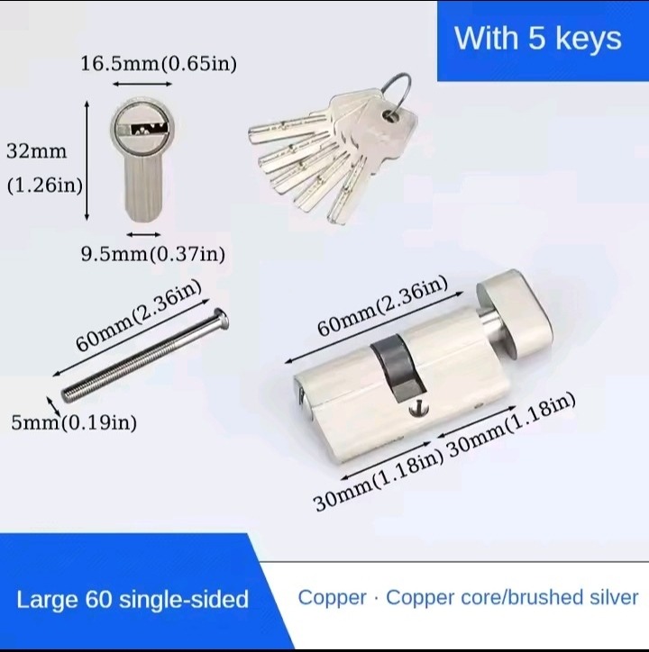European Standard All Copper Lock - Image 8