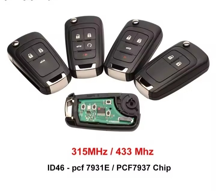 Jingyuqin 315/433 Mhz ID46 PCF7931E/7937 Remote Car key - Image 2