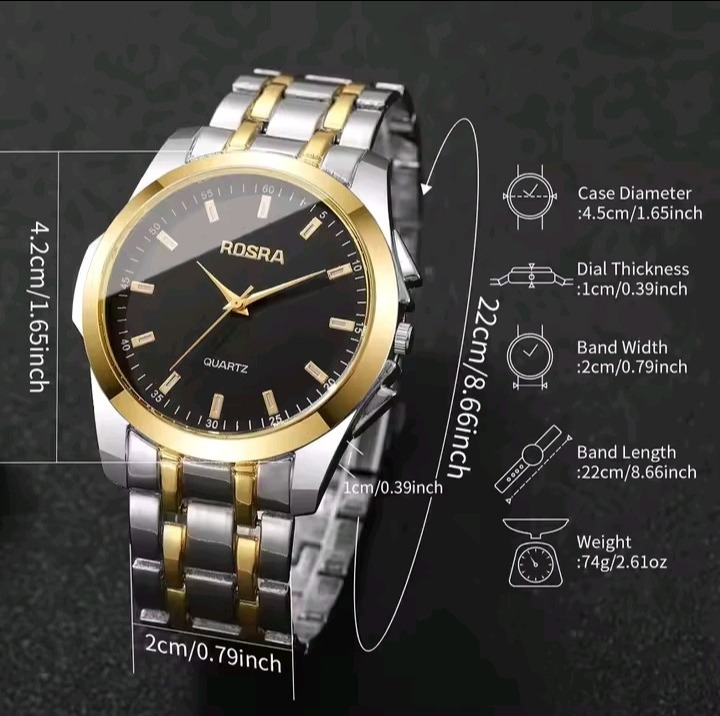 2pcs Fashion Couple watch - Image 5