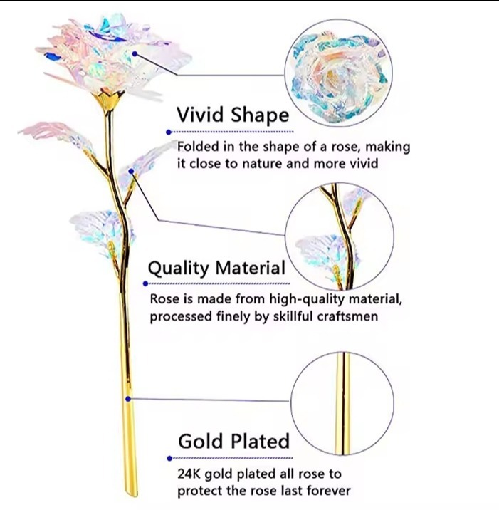 5/10 Galaxy Rose Flower - Image 6