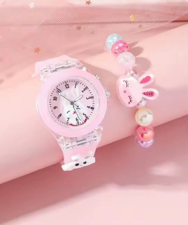 Cute Pink Rabbit Quartz Watch - Image 6