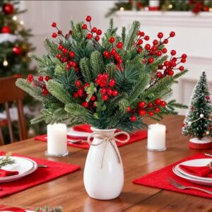 40pcs Artificial Pine Needle DIY Flower