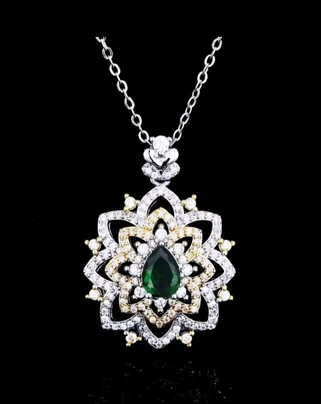 18k Multi Gold Necklace - Image 2