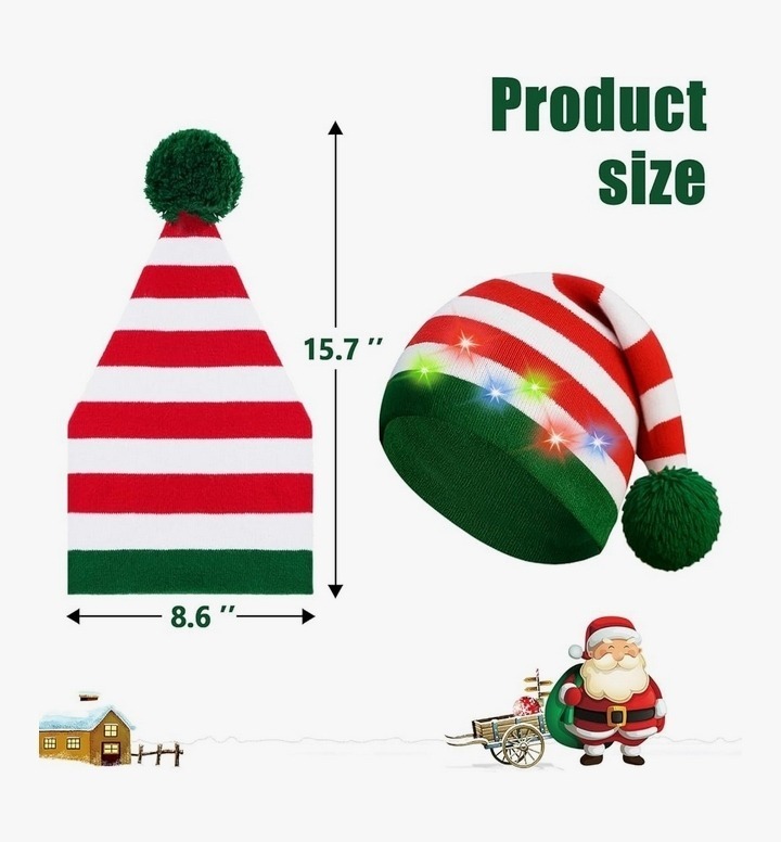 3PCS Christmas Cap - Image 2