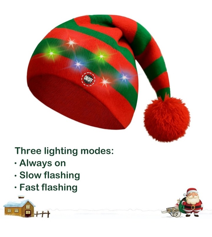 3PCS Christmas Cap - Image 3
