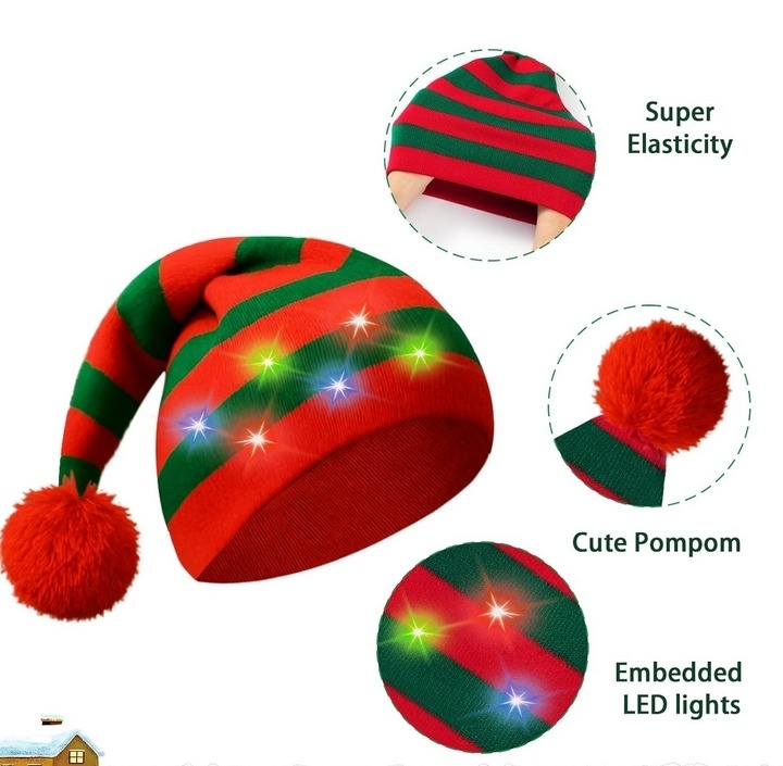 3PCS Christmas Cap - Image 4