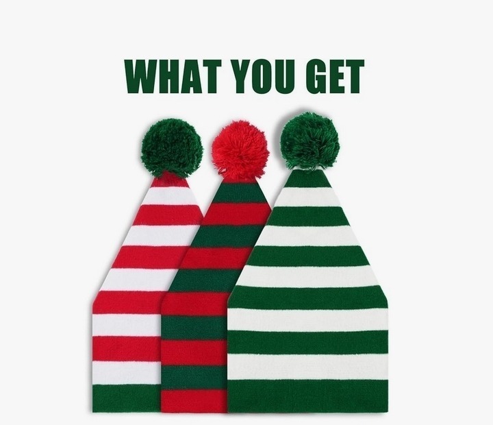 3PCS Christmas Cap - Image 5