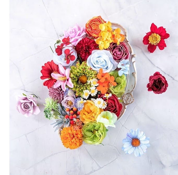 ASTRYAS 36pcs Artificial Flower Combo - Image 4