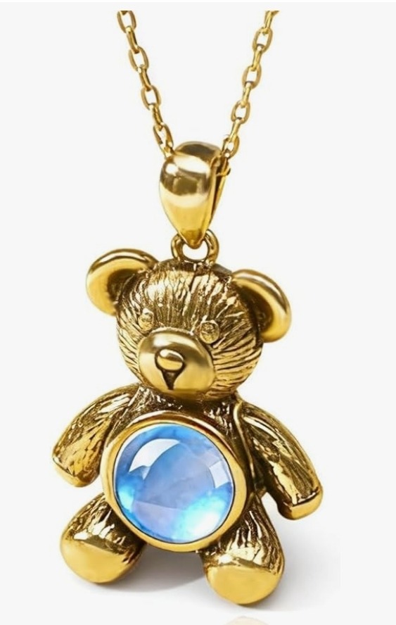 Cute Teddy Bear Necklace