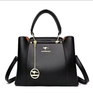 Fashion Women Soft PU Leather Handle Handbag