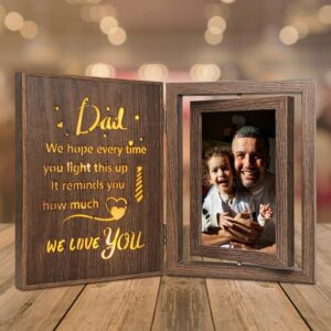 Daddy Picture Frame With Light