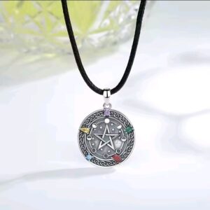 925 Sterling Silver Pentagram Necklace