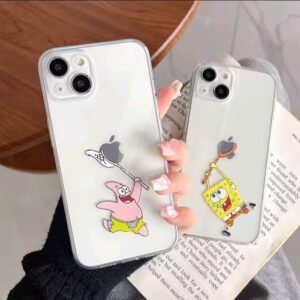 Simple Bubble Blowing Phone Case For Couple
