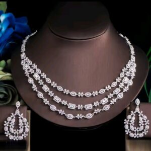 3 Layer Zirconia Jewelry Set