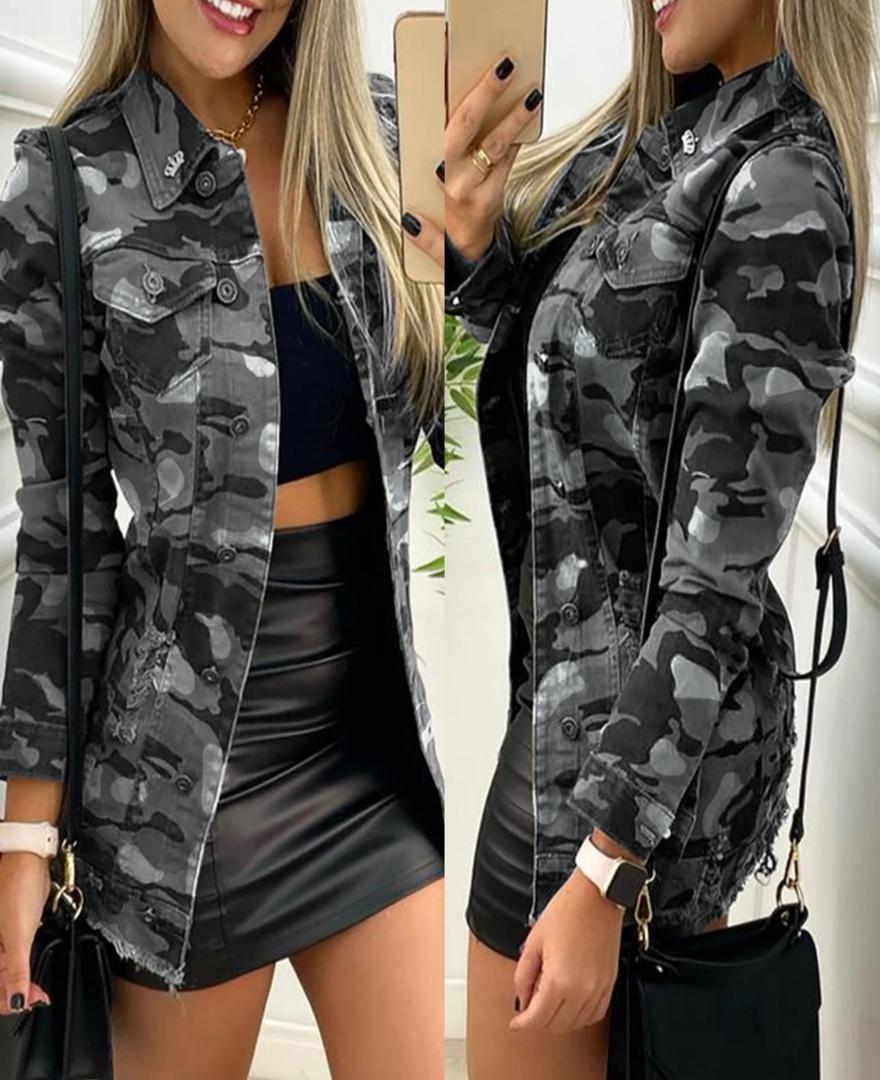 Female Camouflage jacket - Image 3