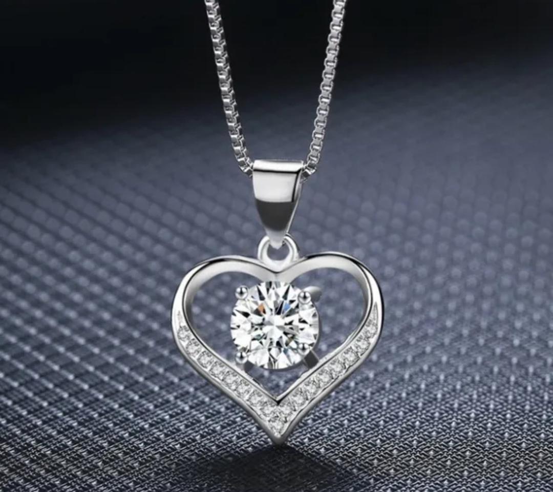 Women's silver necklace - Image 2