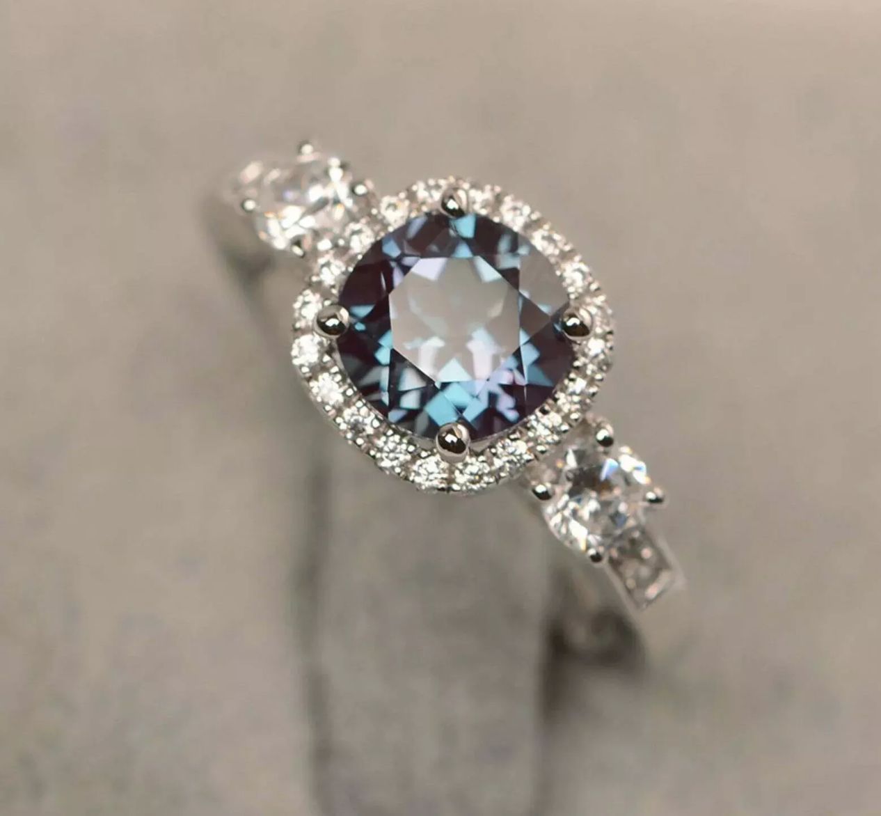 3ct white gold plated Ring